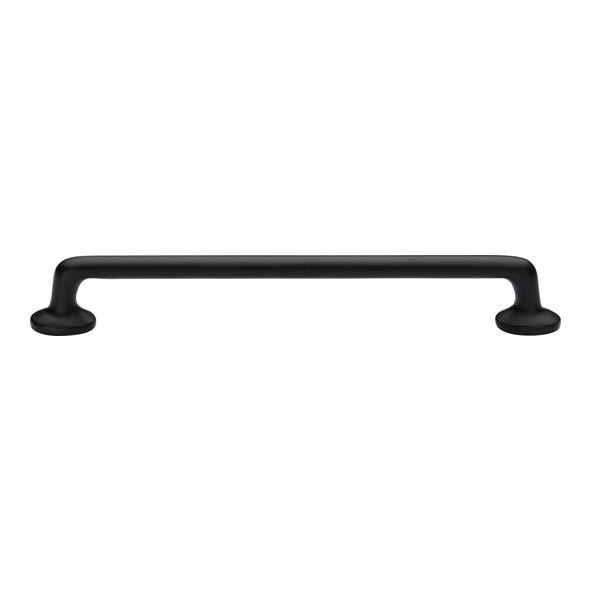 C0376 203-BKMT • 203 x 232 x 32mm • Matt Black • Heritage Brass Traditional Cabinet Pull Handle